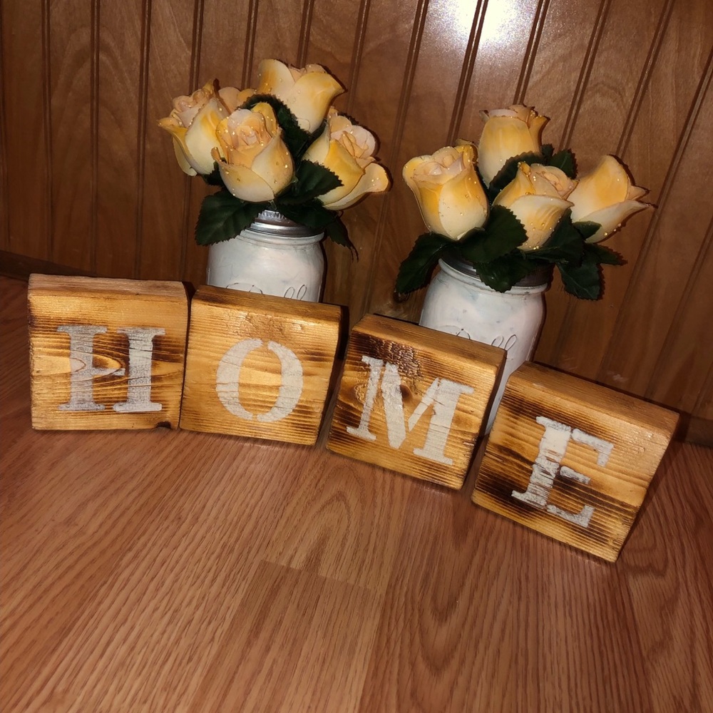 HOME Decor Mason Jar Flower Home Decor